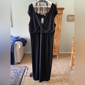 NY Collection black maxi dress size 3X